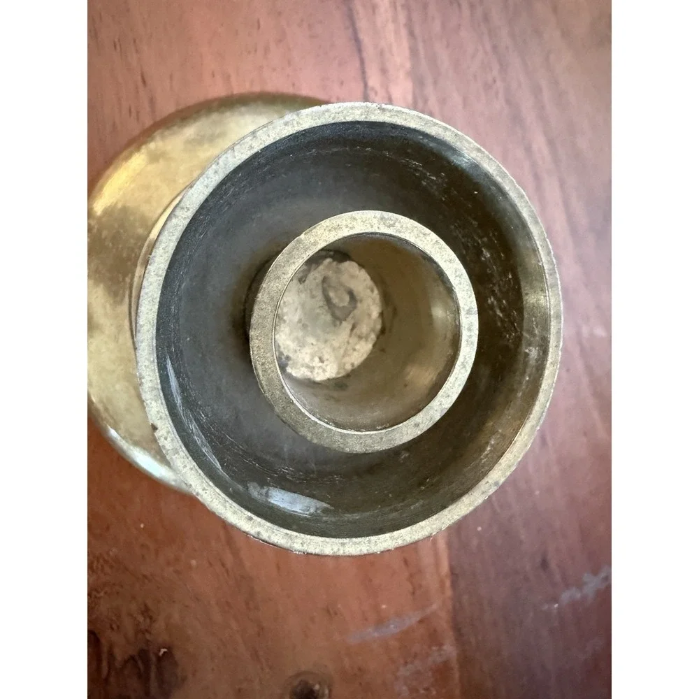 Vintage Solid Brass Candlestick Candle Holder 2